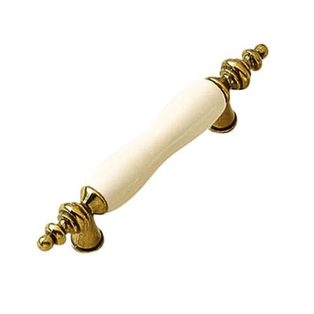 Hd BWP703 W Belwith Keeler Homestead 3 in. Pull; White Ceramic Insert BWP703 W